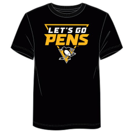 Pittsburgh Penguins - Men's Iconic Crew Neck Jersey T-Shirt