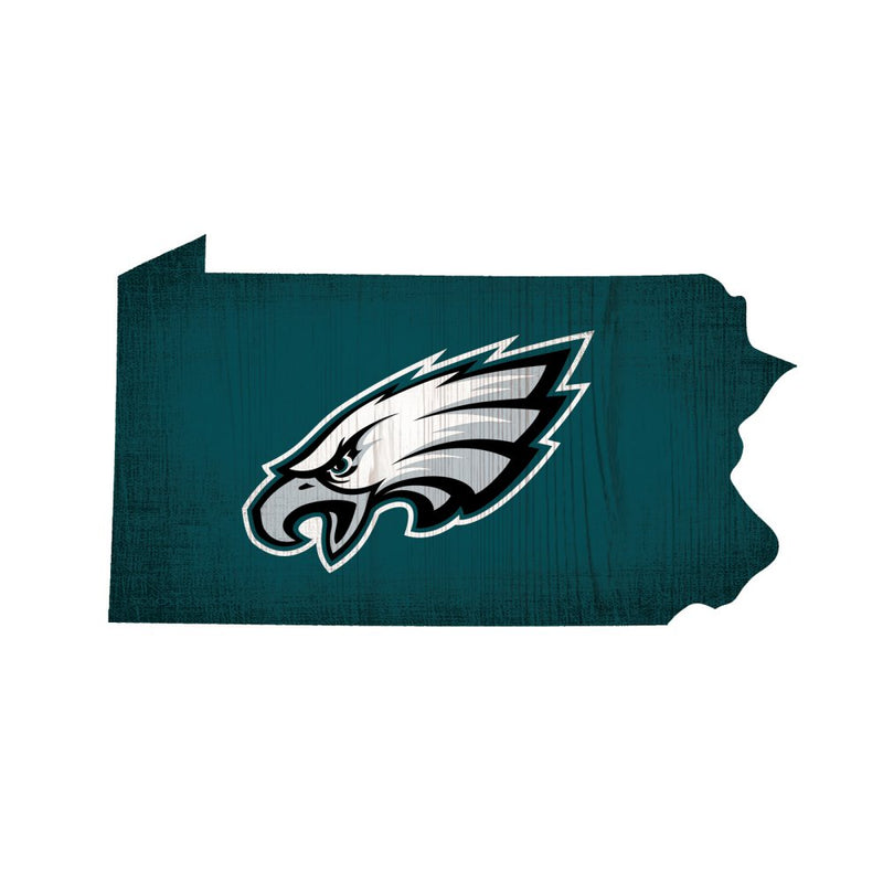Philadelphia Eagles - State Team Color Logo Sign