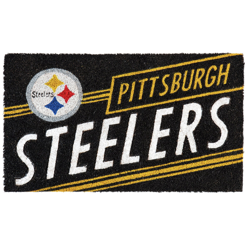 Pittsburgh Steelers 16'' x 28'' Coir Punch Mat