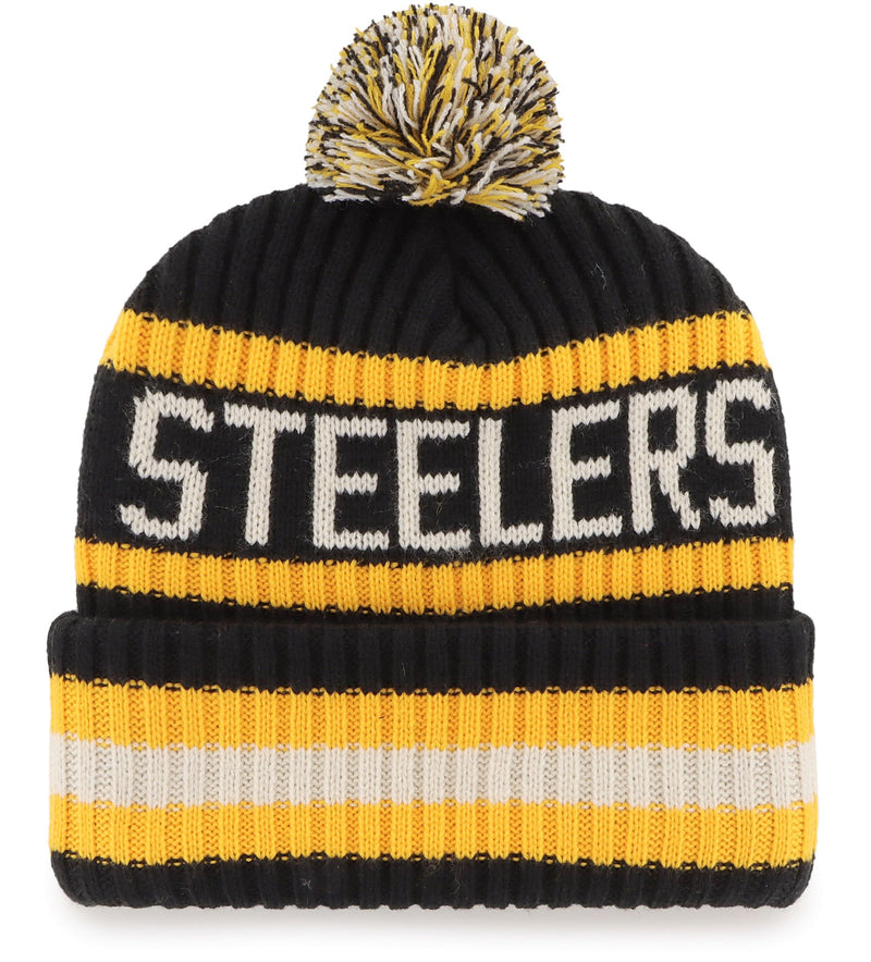 Pittsburgh Steelers Bering Black Cuffed Knit