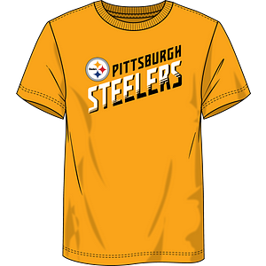 Pittsburgh Steelers - Iconic Cotton Stealth Transition T-Shirt