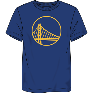 Golden State Warriors - Stephen Curry #30 Royal T-Shirt