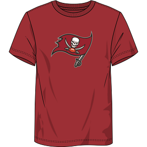 Tampa Bay Buccaneers - NFL Player Icon Tom Brandy #12 T-Shirt