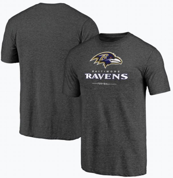 Baltimore Ravens NFL Pro Line Team Lockup Logo T-Shirt