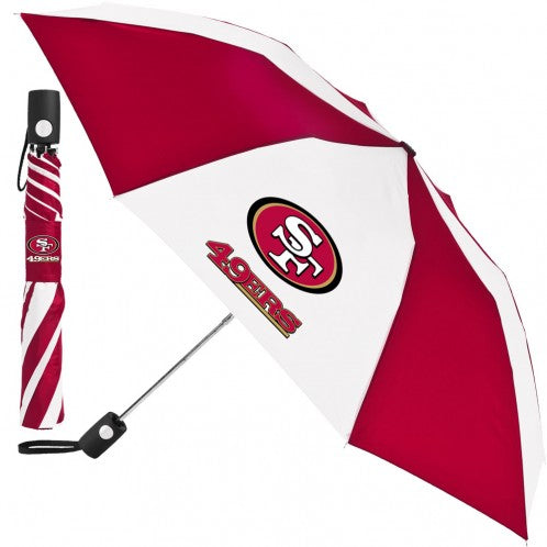 San Francisco 49ers Auto Folding Umbrella