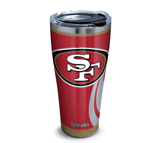 San Francisco 49ers - Rush Stainless Steel Wide Mouth Bottle with Deluxe Spout Lid