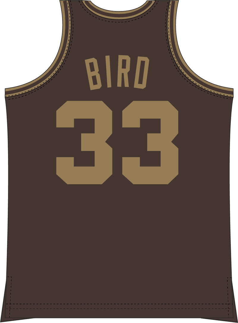 Boston Celtics - NBA Larry Bird 85' Jersey Brown