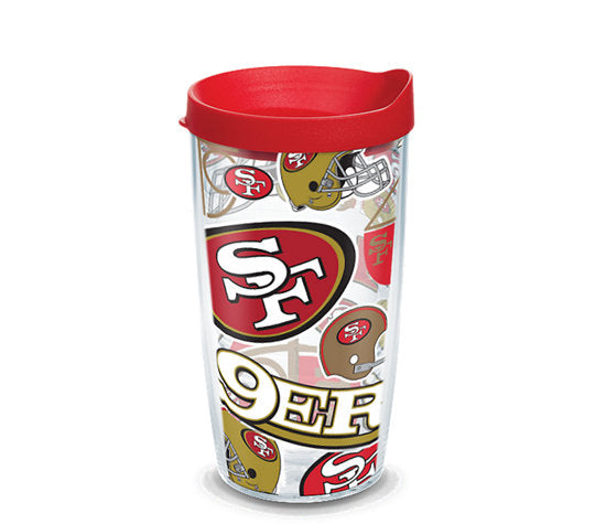 San Francisco 49ers - All Over Wrap with Travel Lid