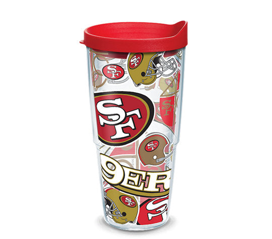 San Francisco 49ers - All Over Wrap with Travel Lid