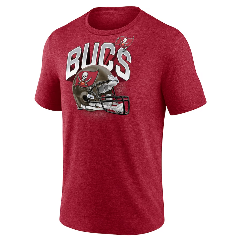 Tampa Bay Buccaneers - Men's Iconic Tri-Blend End Around T-Shirt