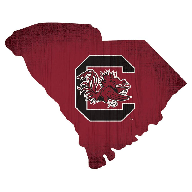 South Carolina Gamecocks - State Team Color Logo Sign