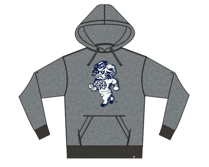 North Carolina Tar Heels - UNC V Slate Grey Headline Pullover Hoodie