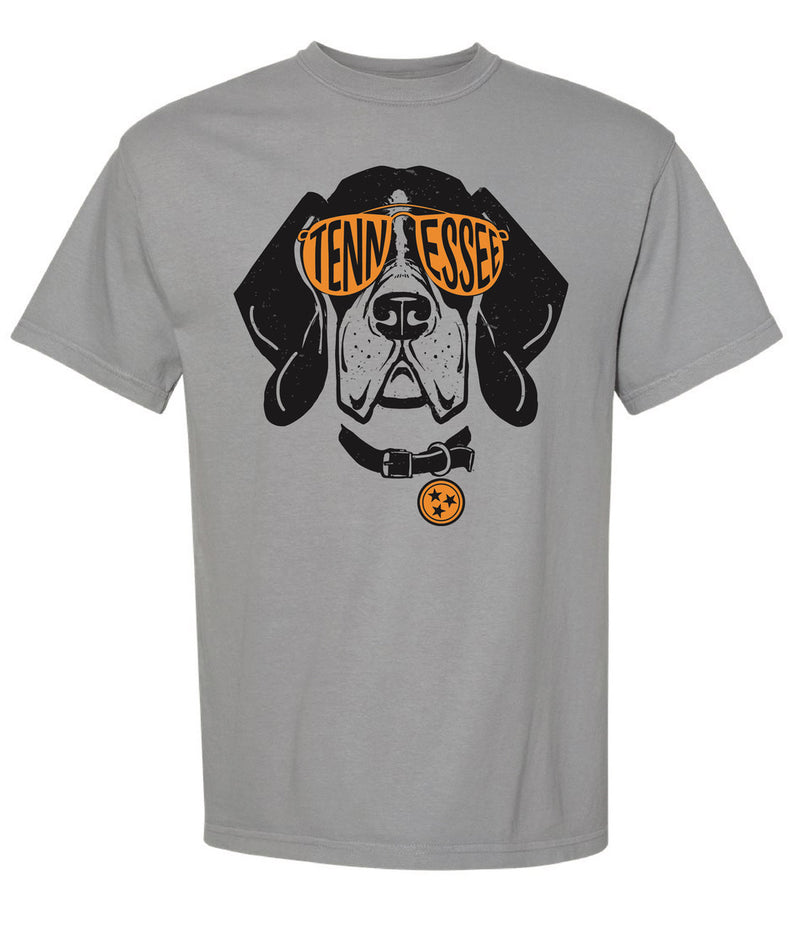 Cosmic Pen Tennessee Volunteers - Smokey Sunglasses Dog Short Sleeve Comfort Colors T-Shirt | Medium