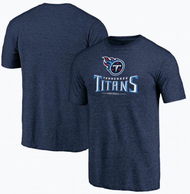 Tennessee Titans  NFL Pro Line Team Lockup Logo T-Shirt
