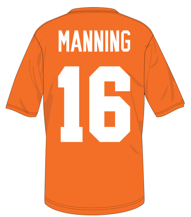 Tennessee Volunteers - Peyton Manning Name & Number T-Shirt