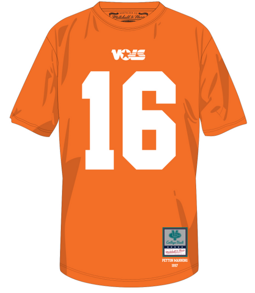 Men's Mitchell & Ness Peyton Manning Tennessee Orange Tennessee Volunteers  Big & Tall Legacy Alumni Jersey