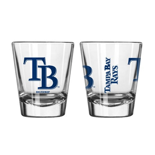 Tampa Bay Rays Clear Shot Glass