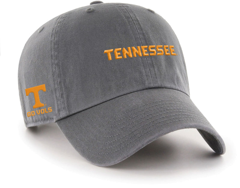 Tennessee Volunteers Grey Script Clean Up Adjustable Hat'
