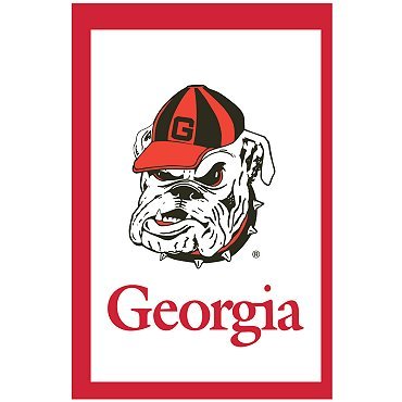 Georgia Bulldogs Dog Logo Banner