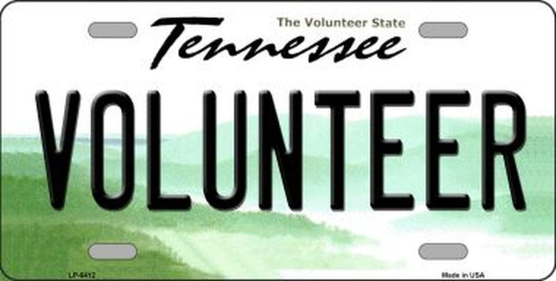 Tennessee Volunteers - Novelty Wholesale Metal License Plate