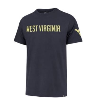 West Virginia Mountaineers - Atlas Blue Franklin T-Shirt