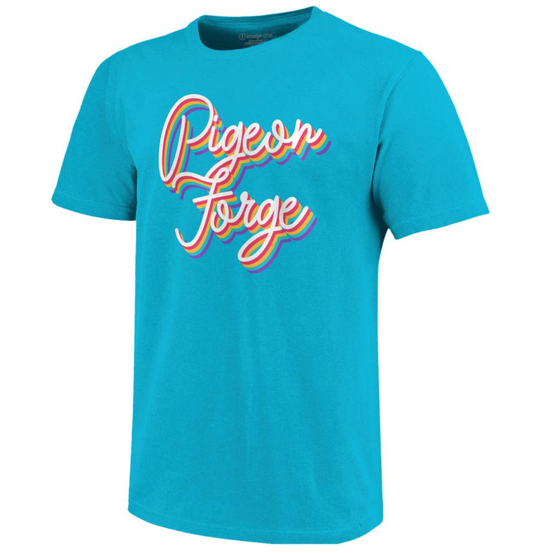 Tennessee Volunteers - Pigeon Forge Rainbow Girl Script T-Shirt