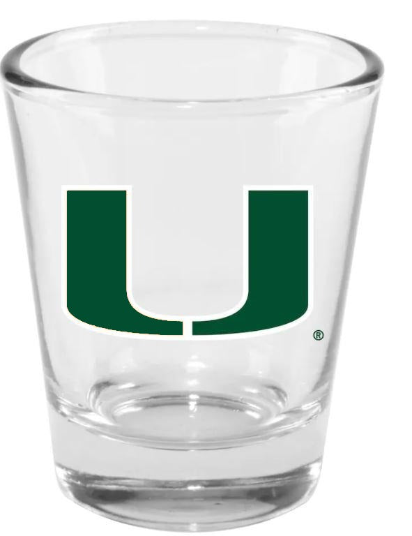 Miami Hurricanes - Primary Logo 2oz Shot Glass