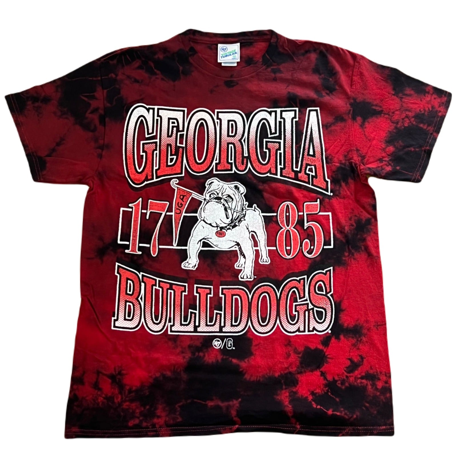 Georgia Bulldogs - 1785 Mascot Tie Dye T-Shirt