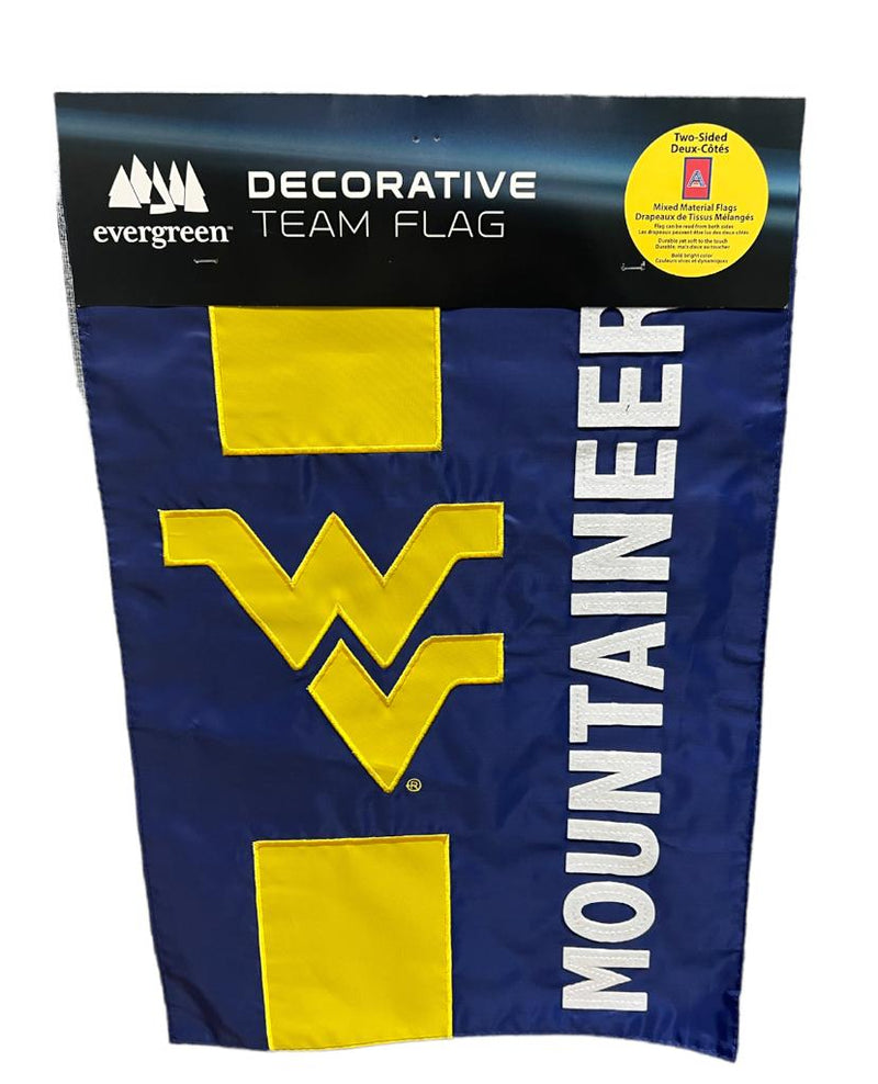 West Virginia Mountaineers - Embellish Garden Flag