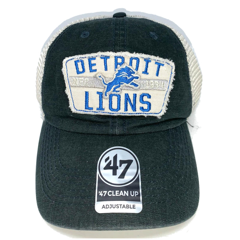 Detroit Lions Gauded Clean Up Adjustable Hat