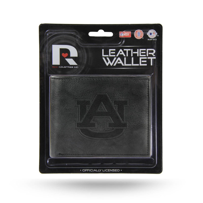 NCAA Leather Wallet Bllfold - Auburn Tigers - Black