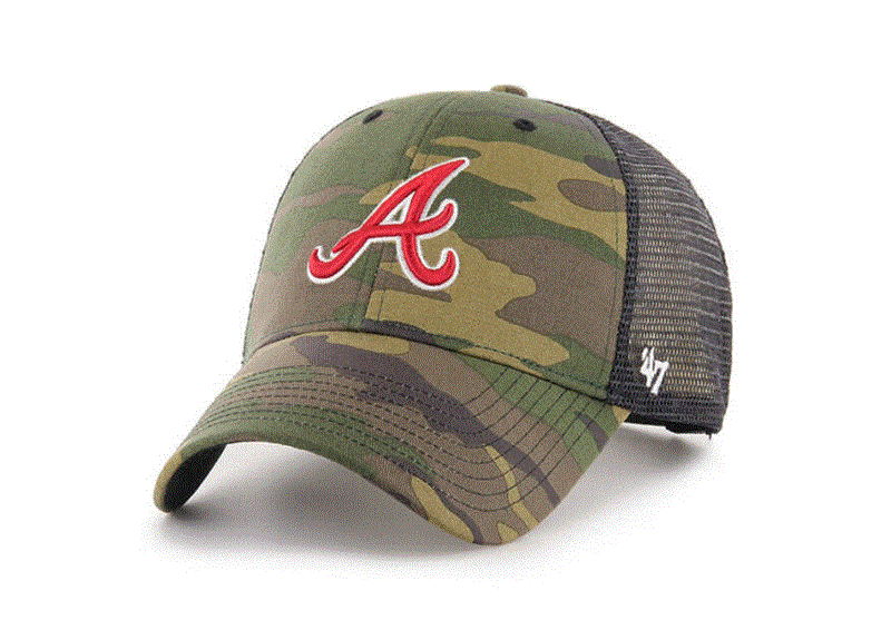 Men's Atlanta Braves Camo Branson MVP Hat