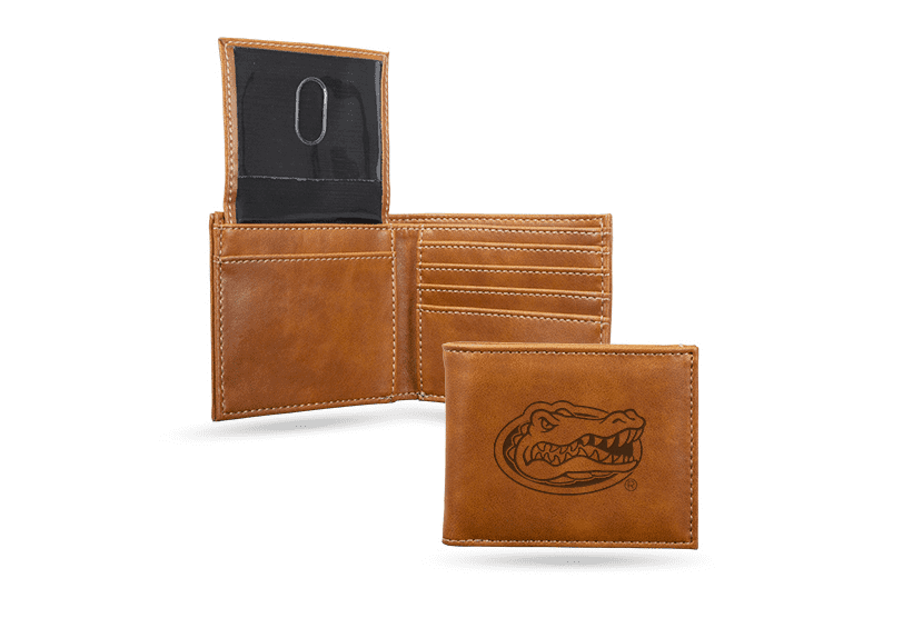 Florida Gators Laser Engraved Billfold Wallet