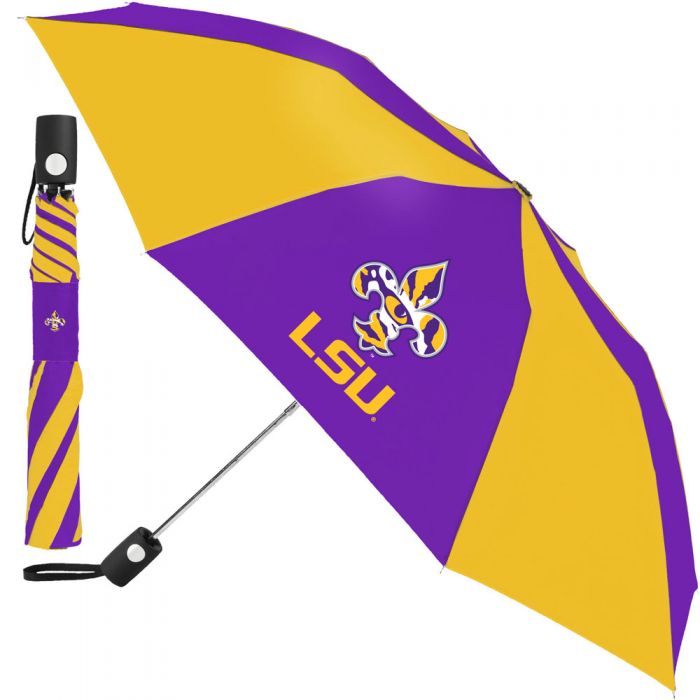 LSU Tigers - Auto Folding Umbrella