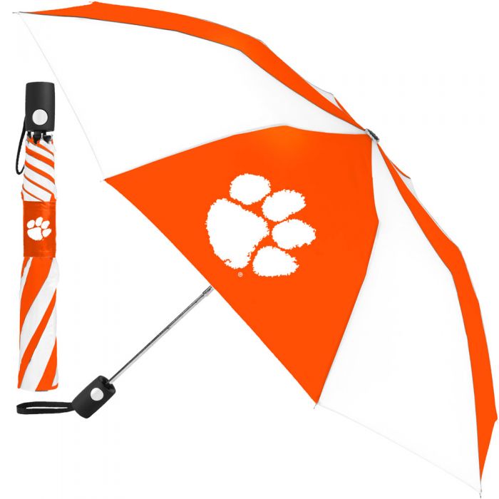 Clemson Tigers - Auto Folding Umbrella