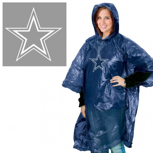 Dallas Cowboys Rain Poncho
