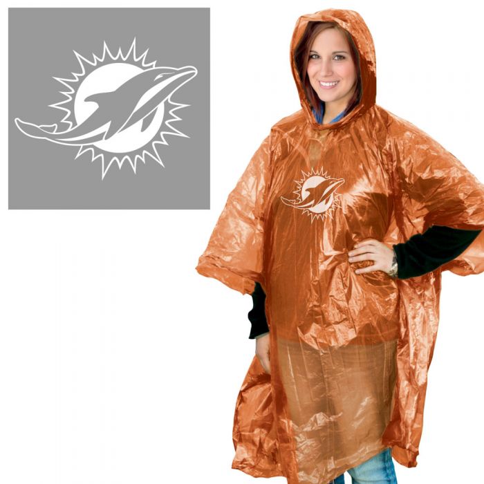 Miami Dolphins Rain Poncho