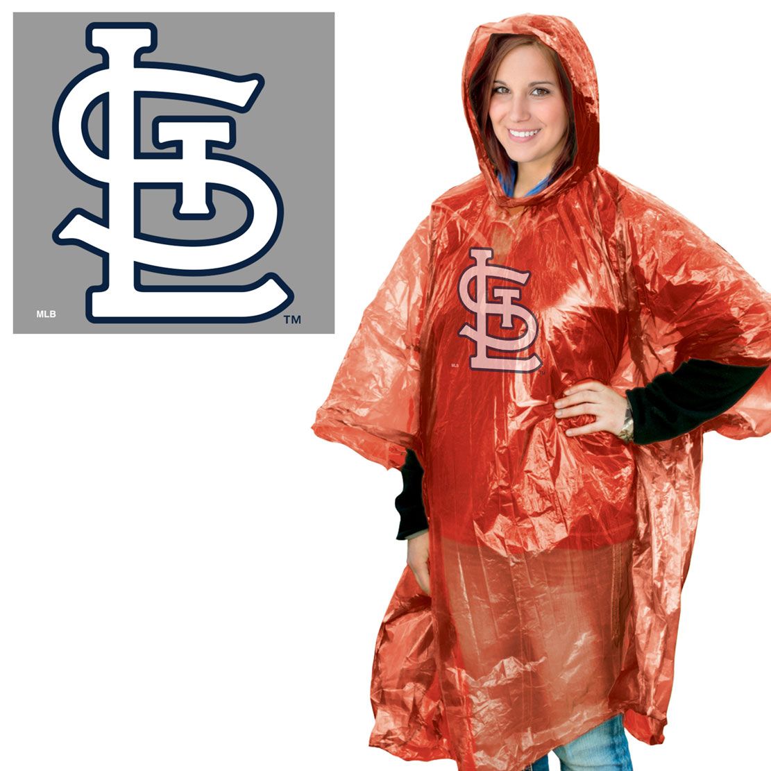 St. Louis Cardinals Rain Poncho