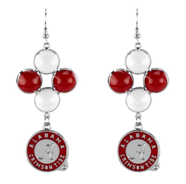 University of Alabama- Alabama Crimson Tide - Bubble Earrings