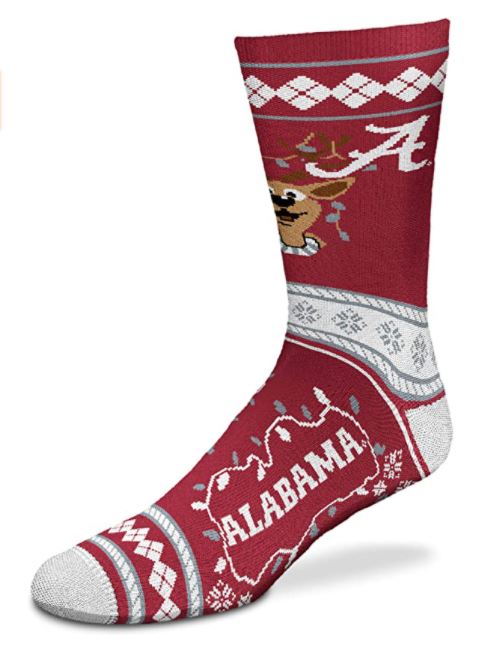 Alabama Crimson Tide - Sweater Stipe Socks