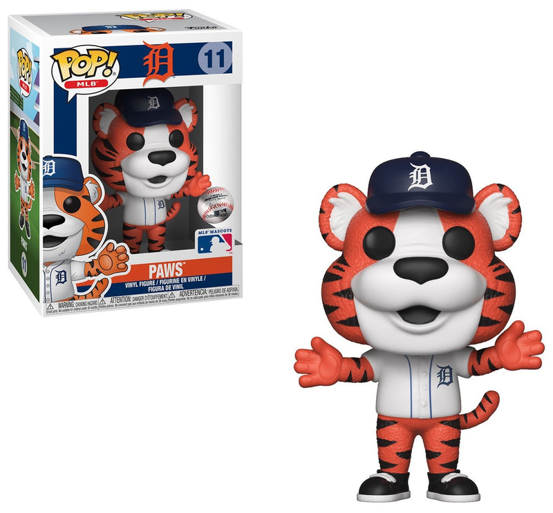 Funko Pop! MLB: Paws Mascot of the Detroit Tigers