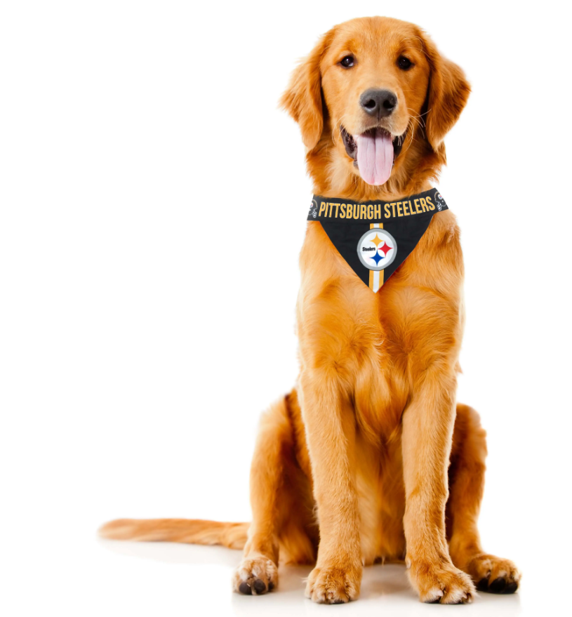 Pittsburgh Steelers - Reversible Pet Bandana for Dogs & Cats