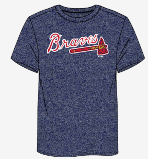 Atlanta Braves - Evergreen Synthetic Wordmark T-Shirt