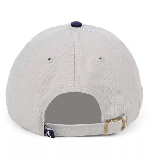 Atlanta Braves Gray 2-Tone '47 Clean Adjustable Hat 
