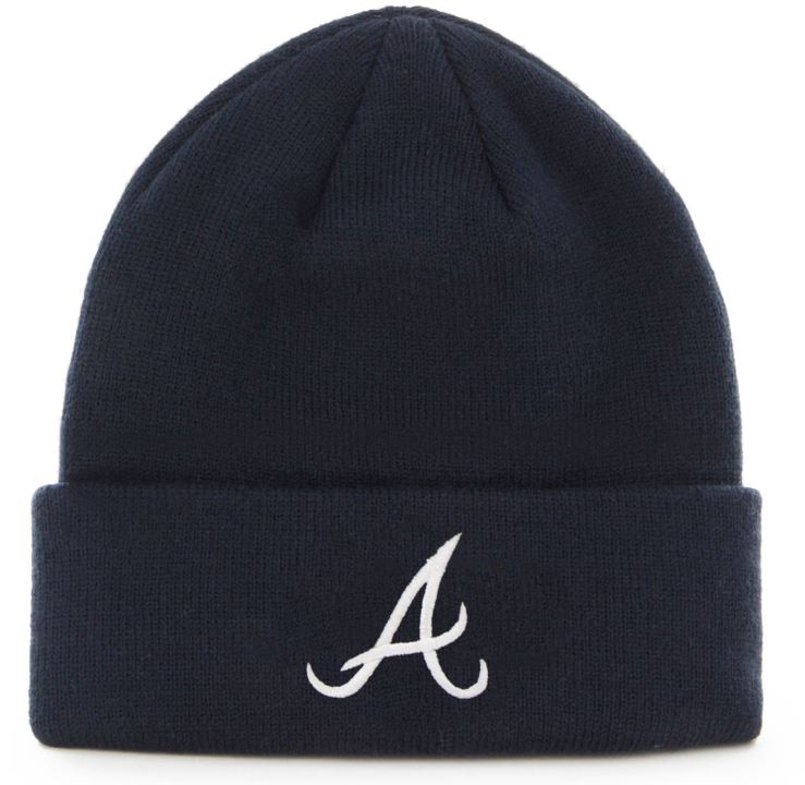 Atlanta Braves - MLB Beanie on Field Sport Knit Cap Navy Adult One Size, New Era