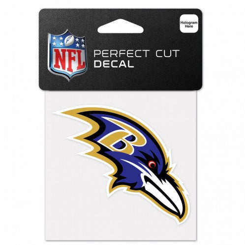 Baltimore Ravens 4x4 Die Cut Decal