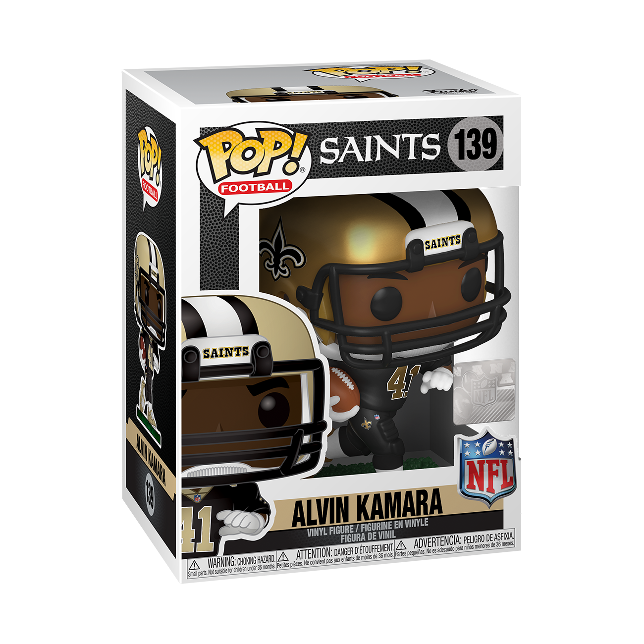 Funko POP! NFL: New Orleans Saints - Alvin Kamara