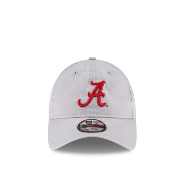 Alabama Crimson Tide - 9Twenty Core Classic Grey Adjustable Hat, New Era