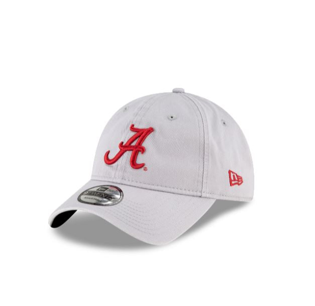 Alabama Crimson Tide - 9Twenty Core Classic Grey Adjustable Hat, New Era