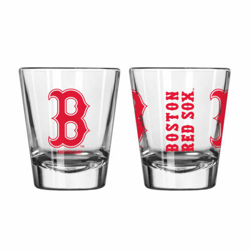 Boston Red Sox Clear Shot Glass